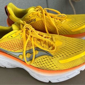 Saucony Yellow Running Shoes